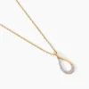 Collier Plaqué Or Joost Oxydes De Zirconium