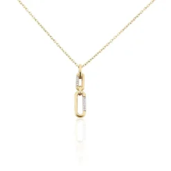 Collier Plaqué Or Mietta Oxydes De Zirconium