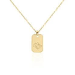 Collier Plaqué Or Quintien