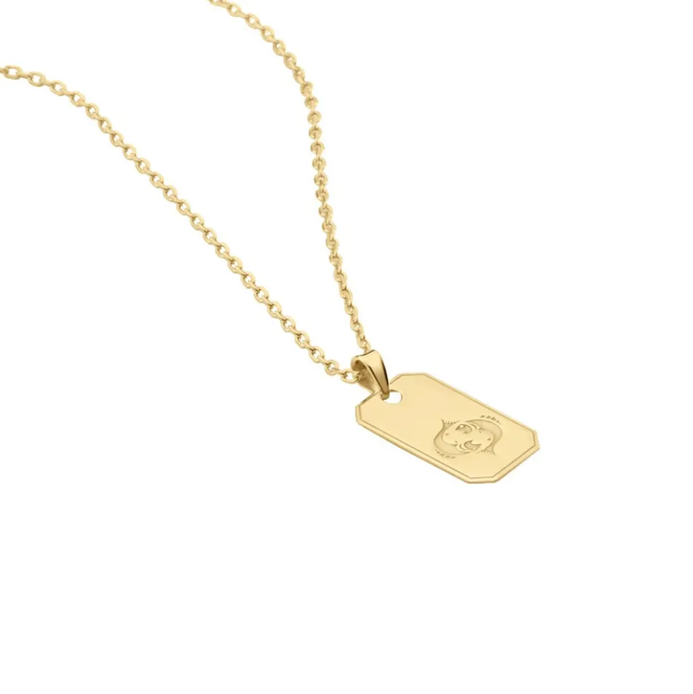 Collier Plaqué Or Quintien