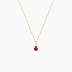 Collier Pluie D'Eclat Or Jaune Rubis