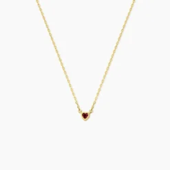 Collier Poem Argent Jaune Tourmaline