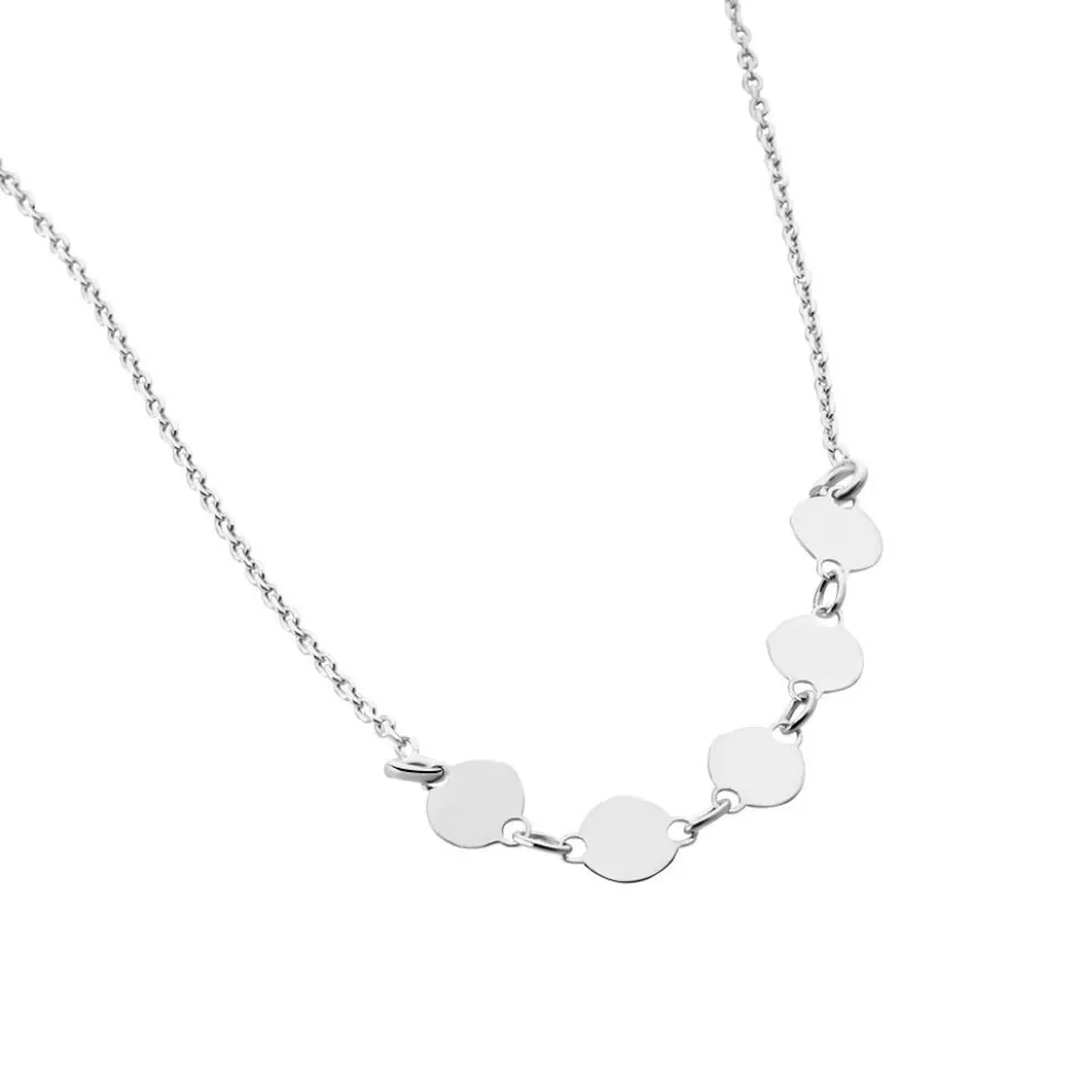 Collier Poenui Argent Blanc
