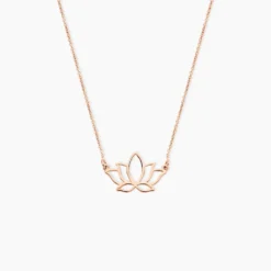 Collier Raia Argent Rose