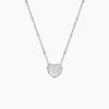 Collier Raimond Argent Blanc Oxyde De Zirconium