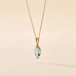 Collier Raquel Or Jaune Topaze
