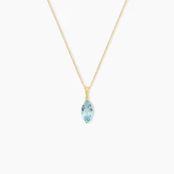 Collier Raquel Or Jaune Topaze