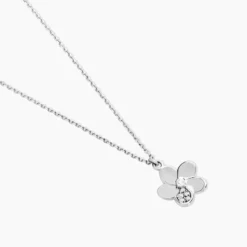Collier Reem Argent Blanc Oxyde De Zirconium