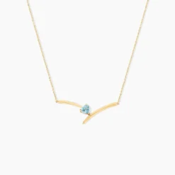 Collier Renaldine Or Jaune Topaze