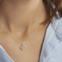 Collier Rhodia Or Jaune Diamant