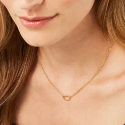 Collier Ria Acier Jaune