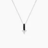 Collier Robinson Argent Oxydes De Zirconium