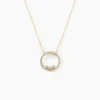 Collier Rodica Or Jaune Oxyde De Zirconium