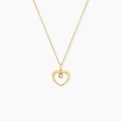 Collier Rohanna Or Jaune Oxyde De Zirconium