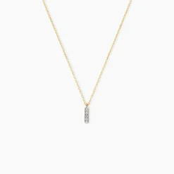 Collier Rosalin Or Jaune Diamant