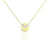 Collier Ruby Or Jaune Diamant