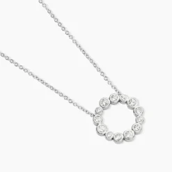 Collier Ryo Argent Blanc Oxyde De Zirconium