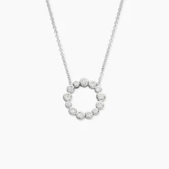 Collier Ryo Argent Blanc Oxyde De Zirconium