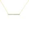 Collier Sahteene Or Jaune Diamant
