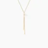 Collier Salman Or Jaune Perle De Culture