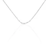 Collier Saphir Argent Blanc Oxyde De Zirconium