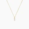 Collier Serenya Or Jaune Diamant Synthétique