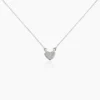 Collier Seya Argent Blanc Oxyde De Zirconium