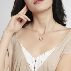 Collier Silvana Argent Rose Oxyde De Zirconium