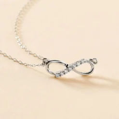 Collier Sohila Argent Blanc Oxyde De Zirconium