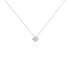 Collier Solitaire Argent Blanc Rio Santa Teresa Oxyde De Zirconium