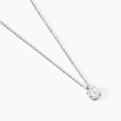 Collier Solitaire Argent Lylwenn