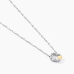 Collier Sorya Or Jaune Argent Blanc Oxyde De Zirconium
