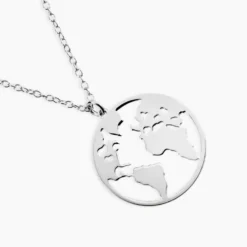 Collier Soukaina Argent Blanc
