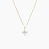Collier Stellia Or Jaune Oxyde De Zirconium