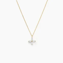 Collier Stellia Or Jaune Oxyde De Zirconium