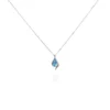 Collier Sunset Or Blanc Topaze Oxyde