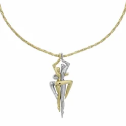 Collier Suraya Laiton Bicolore