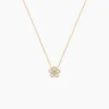 Collier Talie Or Jaune Oxyde De Zirconium