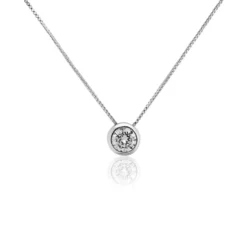 Collier Talya Argent Blanc Oxyde De Zirconium