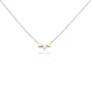 Collier Tania Argent Tricolore