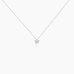 Collier Taona Argent Blanc Oxyde De Zirconium