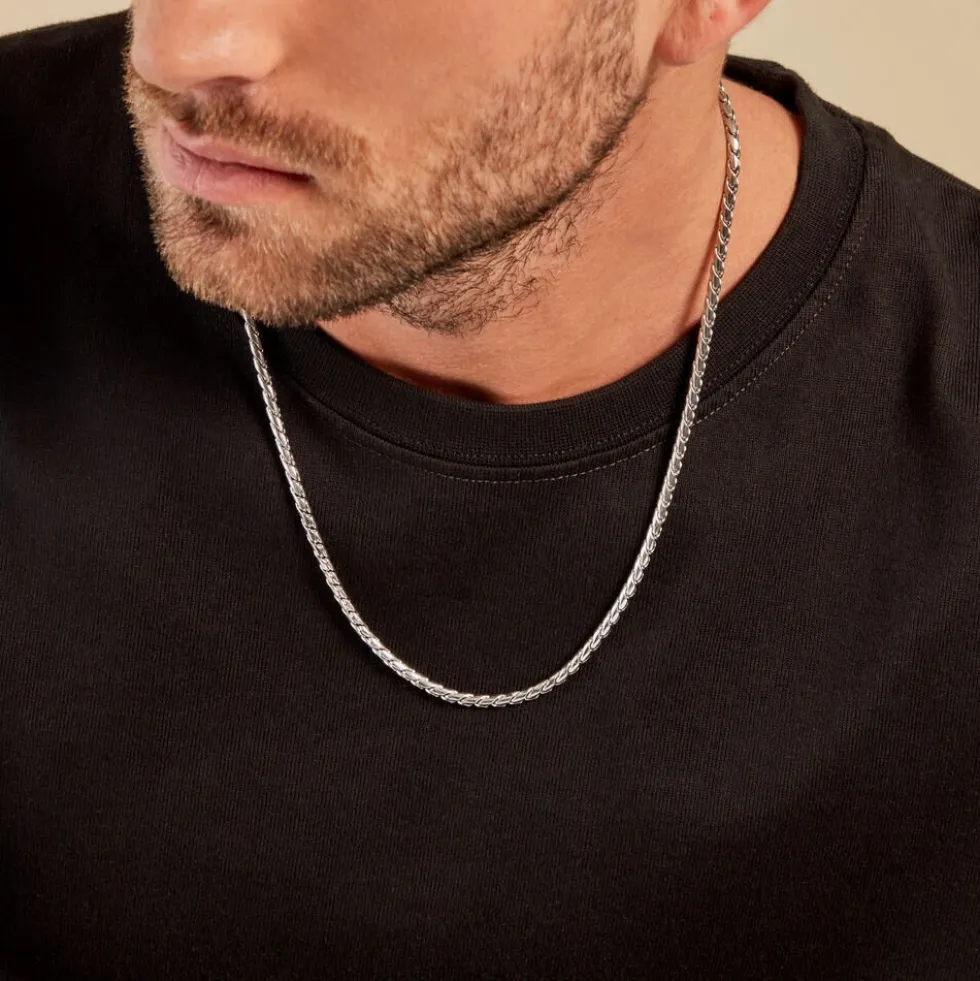 Collier Thies Acier Blanc