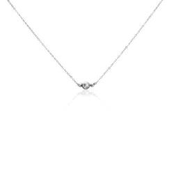 Collier Tolly Argent Blanc