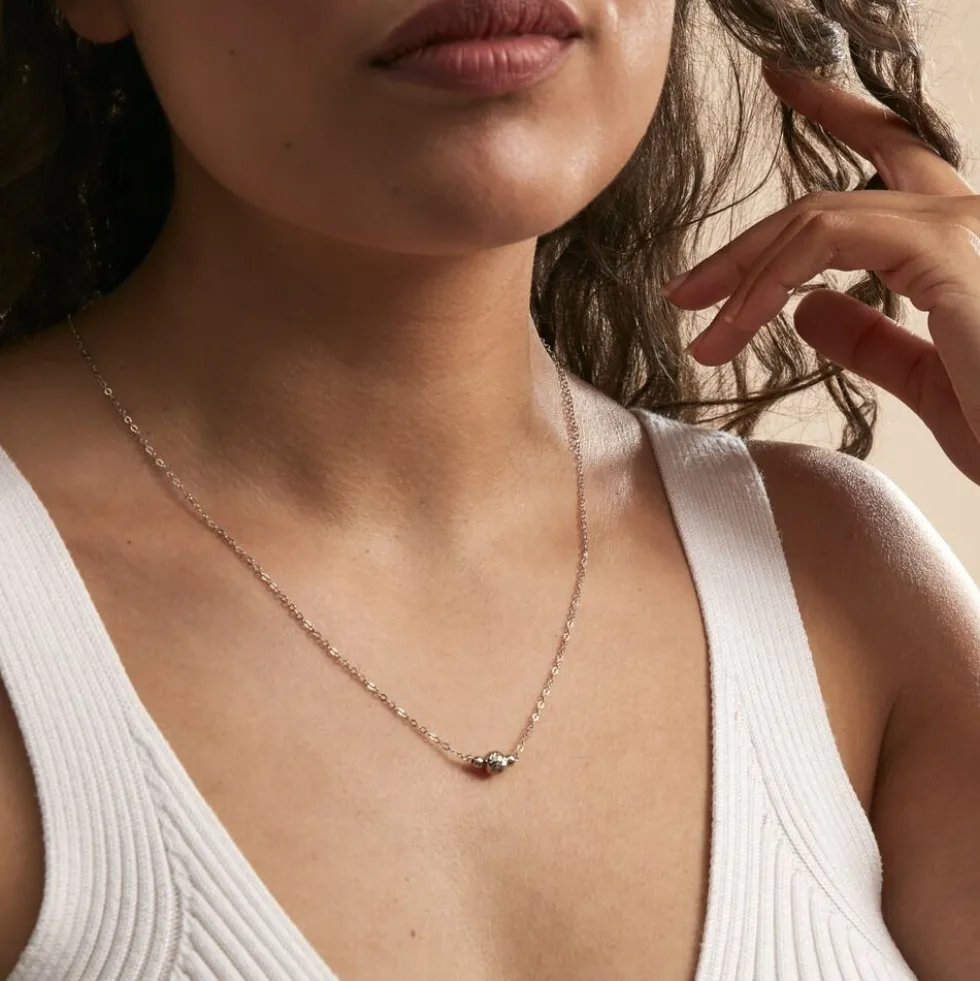 Collier Tolly Argent Blanc