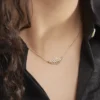Collier Tourkia Or Jaune Oxyde De Zirconium