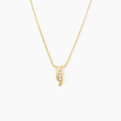 Collier Trilogie Or Jaune Diamant