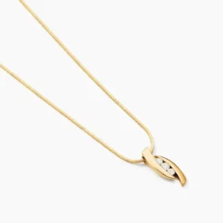 Collier Trilogie Or Jaune Diamant