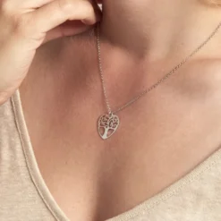 Collier Tyfen Argent Blanc