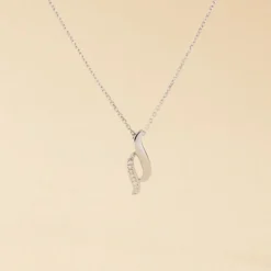 Collier Tylane Or Blanc Diamant