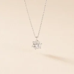 Collier Ulyssia Argent Blanc Oxyde De Zirconium